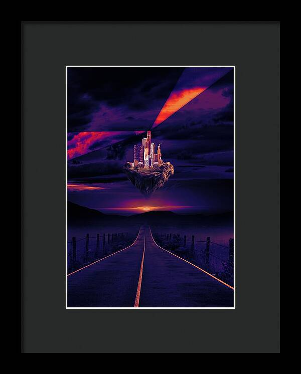 Abandoned Desert City - Framed Print