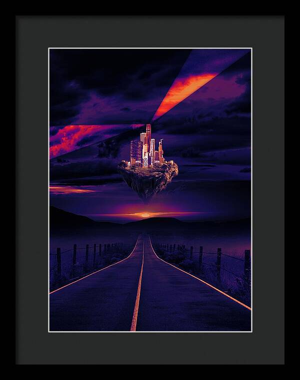 Abandoned Desert City - Framed Print