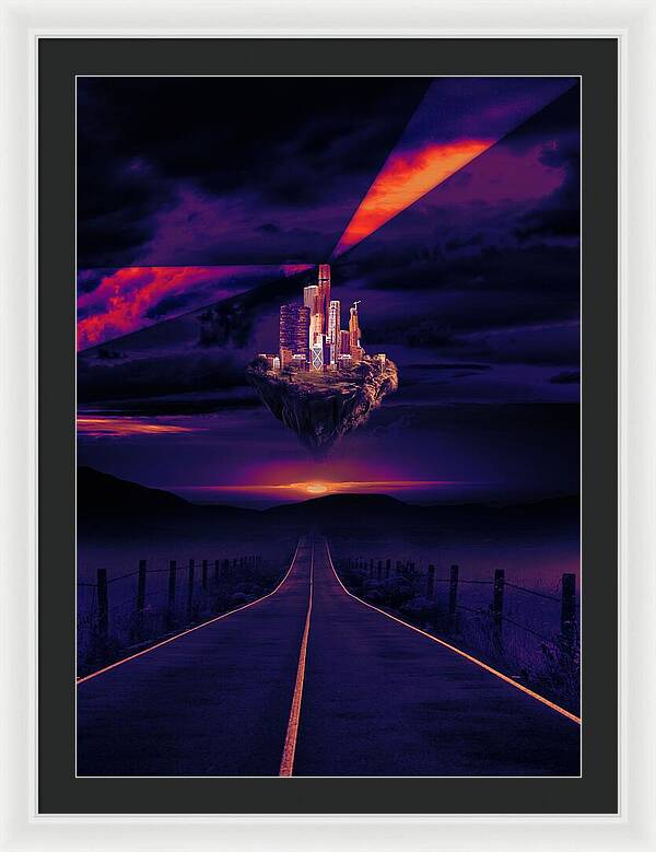Abandoned Desert City - Framed Print