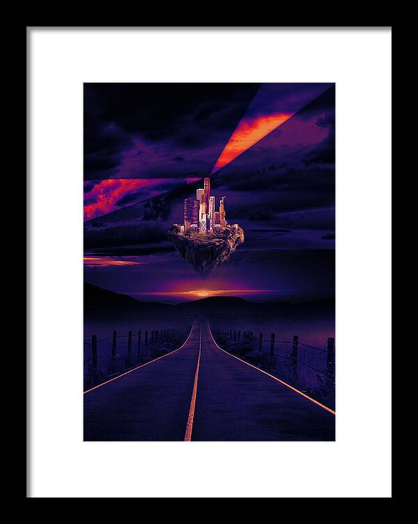 Abandoned Desert City - Framed Print