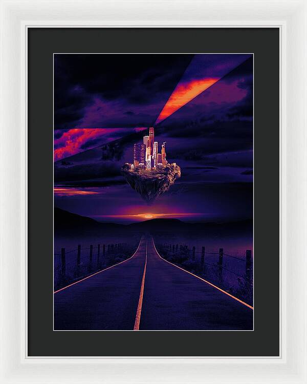 Abandoned Desert City - Framed Print