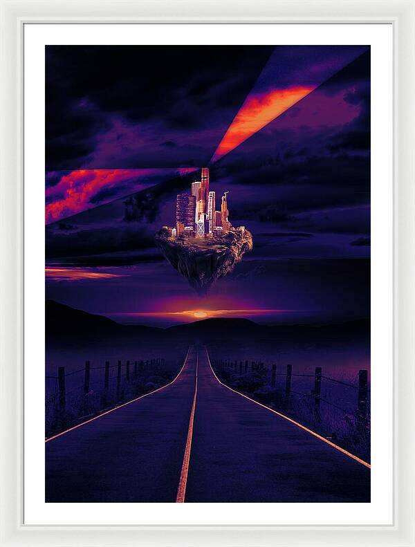 Abandoned Desert City - Framed Print