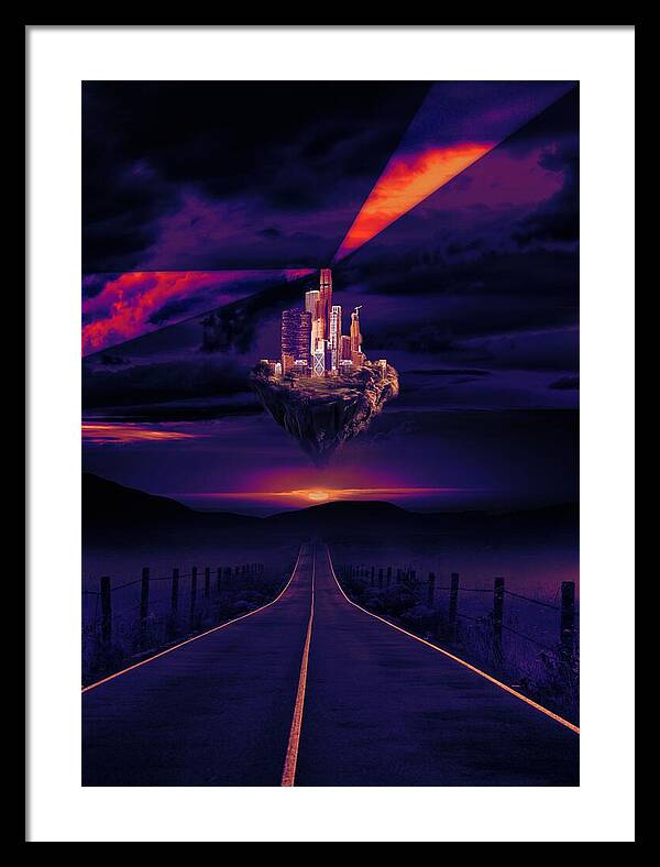 Abandoned Desert City - Framed Print