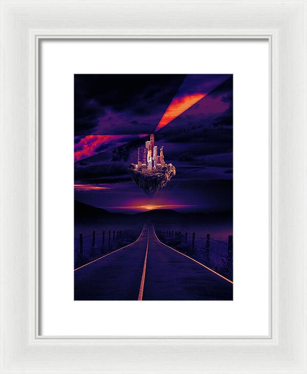 Abandoned Desert City - Framed Print