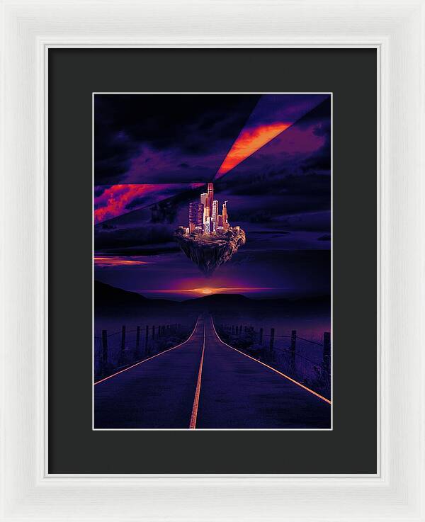Abandoned Desert City - Framed Print