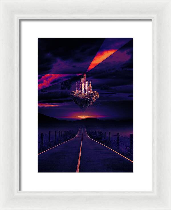 Abandoned Desert City - Framed Print