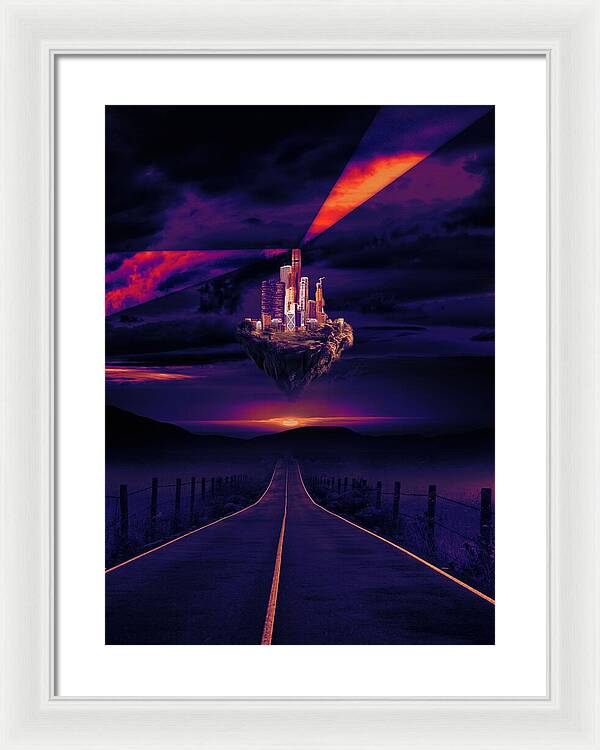 Abandoned Desert City - Framed Print