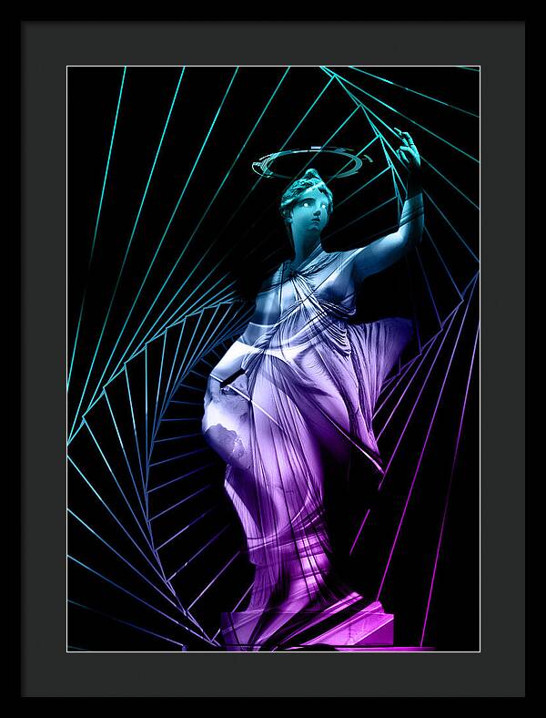Aphrodite Retro Wave - Framed Print
