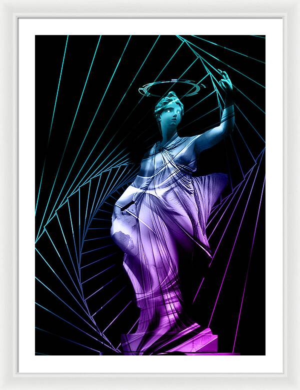Aphrodite Retro Wave - Framed Print