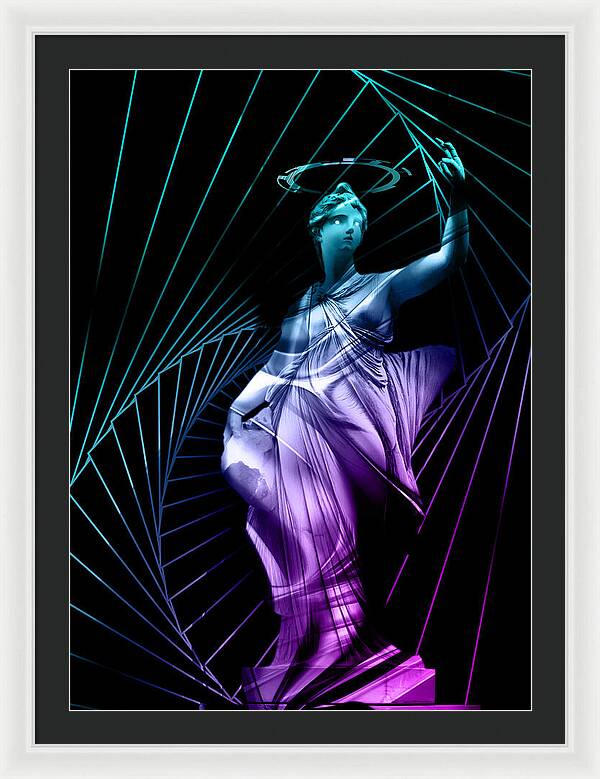 Aphrodite Retro Wave - Framed Print
