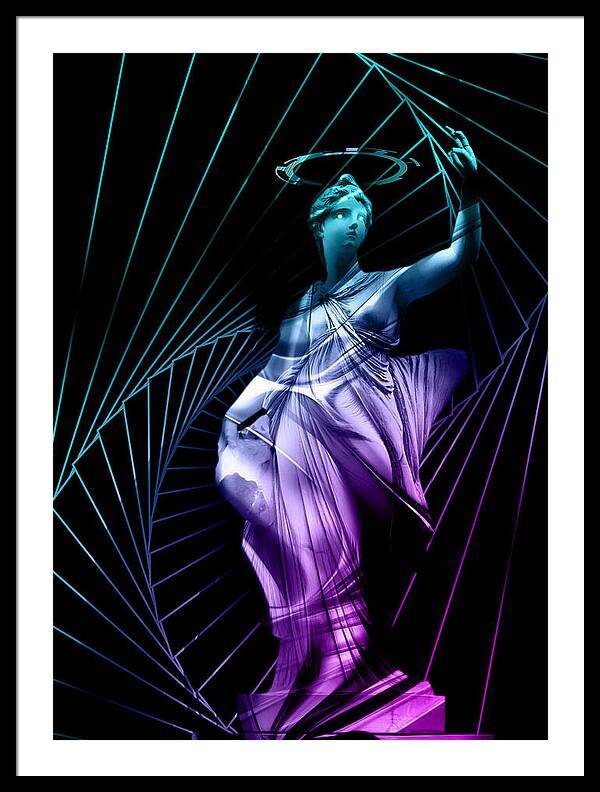 Aphrodite Retro Wave - Framed Print