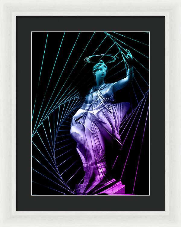 Aphrodite Retro Wave - Framed Print