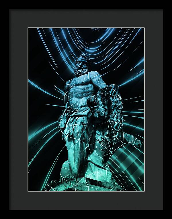 Astrological Hercules - Framed Print
