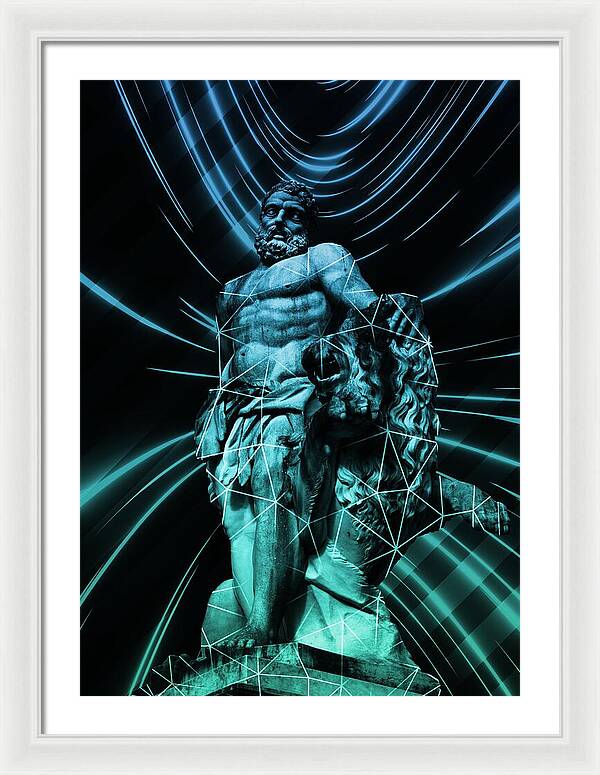 Astrological Hercules - Framed Print