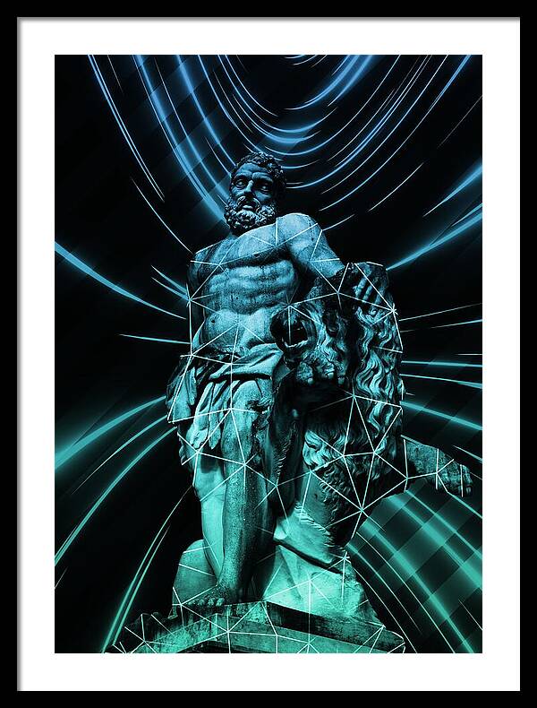 Astrological Hercules - Framed Print