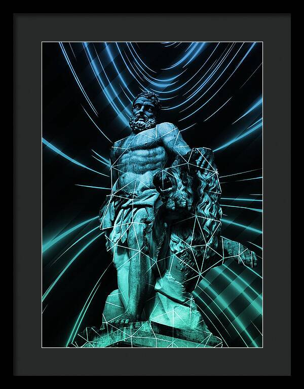 Astrological Hercules - Framed Print