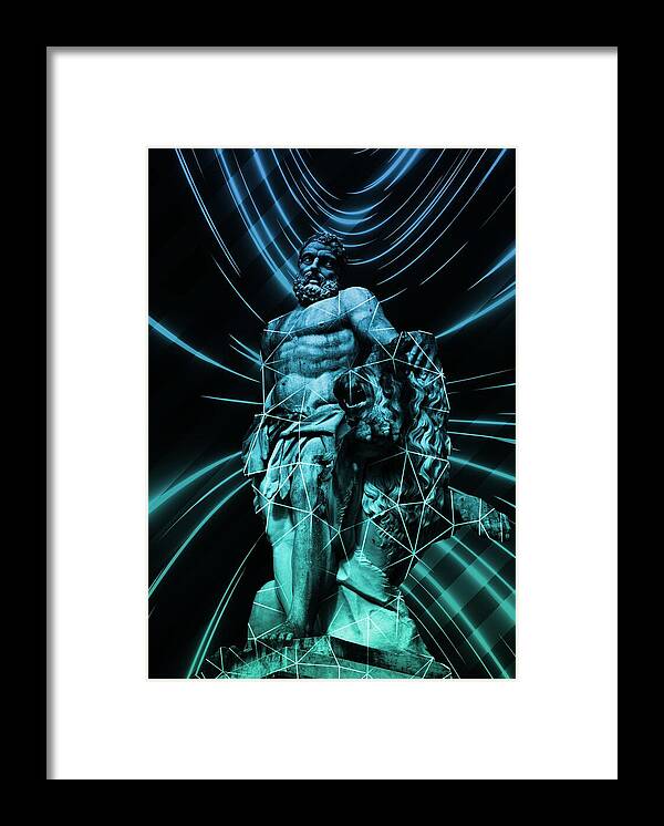 Astrological Hercules - Framed Print