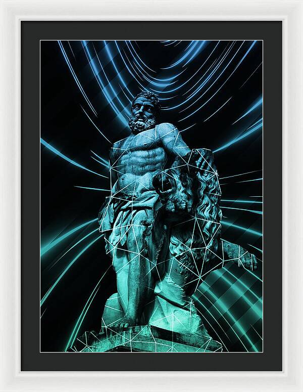 Astrological Hercules - Framed Print