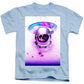 Astronaut Skeleton Skull In Subspace - Kids T-Shirt