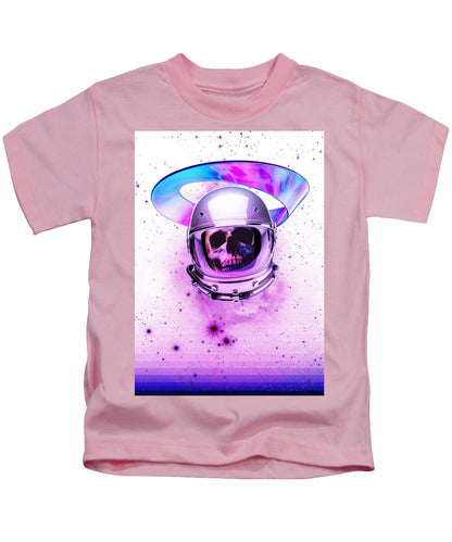 Astronaut Skeleton Skull In Subspace - Kids T-Shirt