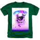 Astronaut Skeleton Skull In Subspace - Kids T-Shirt