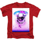 Astronaut Skeleton Skull In Subspace - Kids T-Shirt