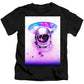 Astronaut Skeleton Skull In Subspace - Kids T-Shirt