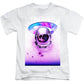Astronaut Skeleton Skull In Subspace - Kids T-Shirt