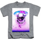 Astronaut Skeleton Skull In Subspace - Kids T-Shirt