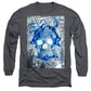 Blue Flame Skull - Long Sleeve T-Shirt