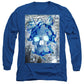 Blue Flame Skull - Long Sleeve T-Shirt