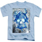 Blue Flame Skull - Kids T-Shirt