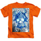 Blue Flame Skull - Kids T-Shirt