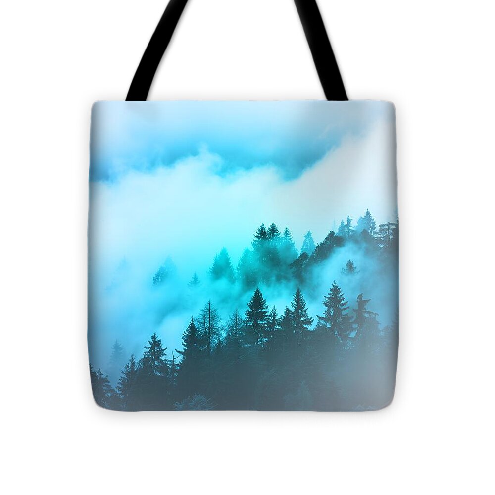 Blue Mountain Fog - Tote Bag