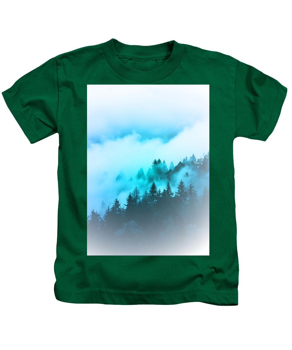 Blue Mountain Fog - Kids T-Shirt
