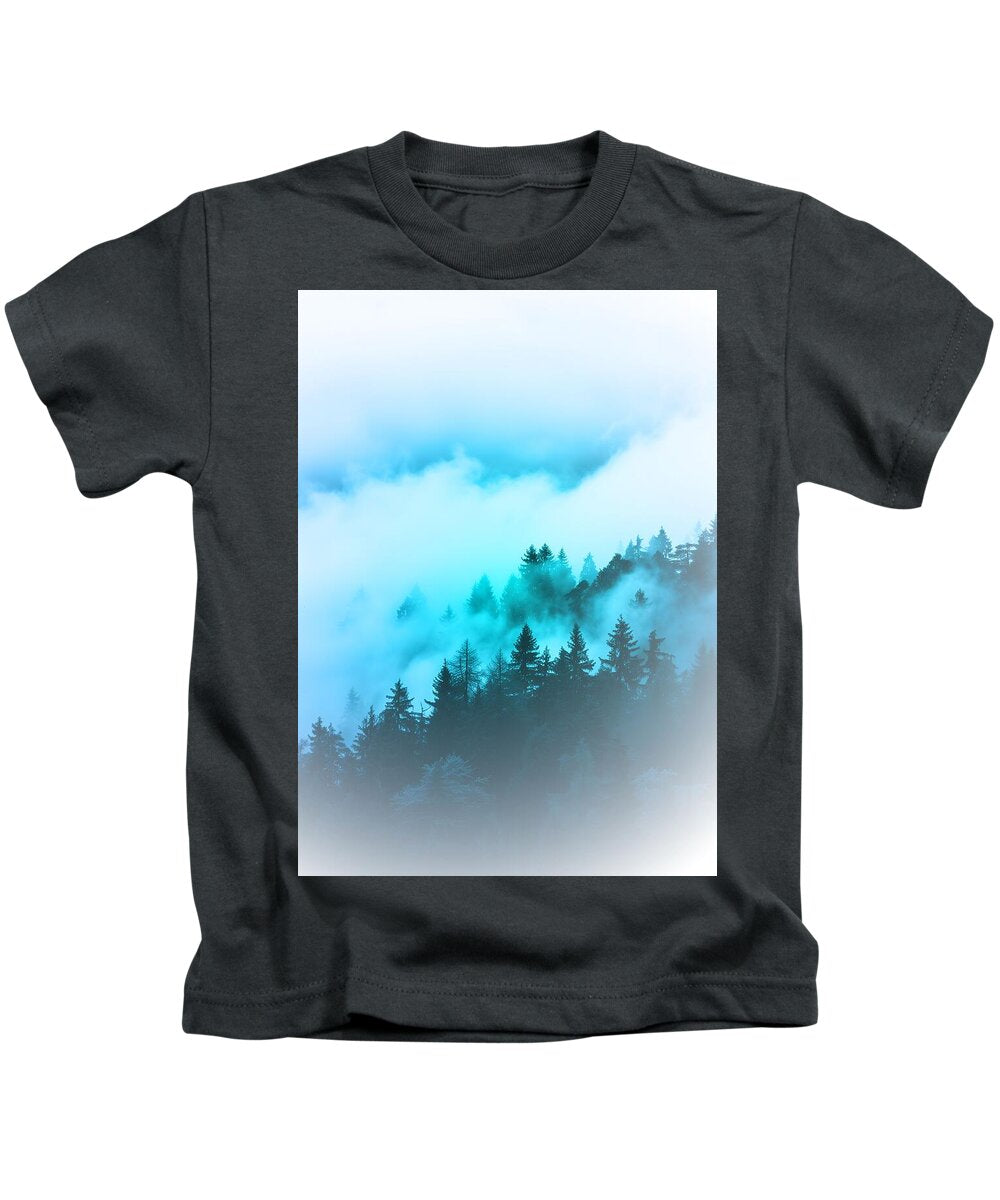 Blue Mountain Fog - Kids T-Shirt