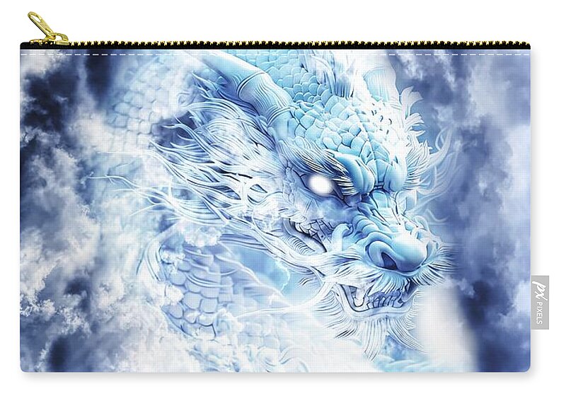 Blue Sky Dragon - Zip Pouch