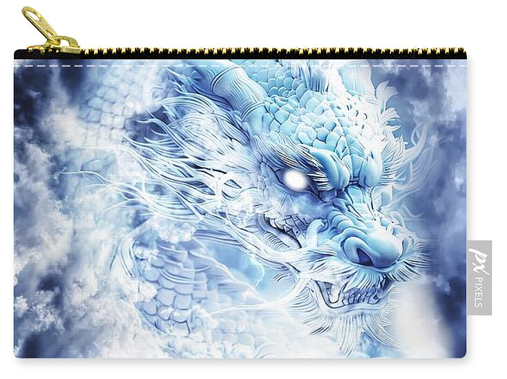 Blue Sky Dragon - Zip Pouch