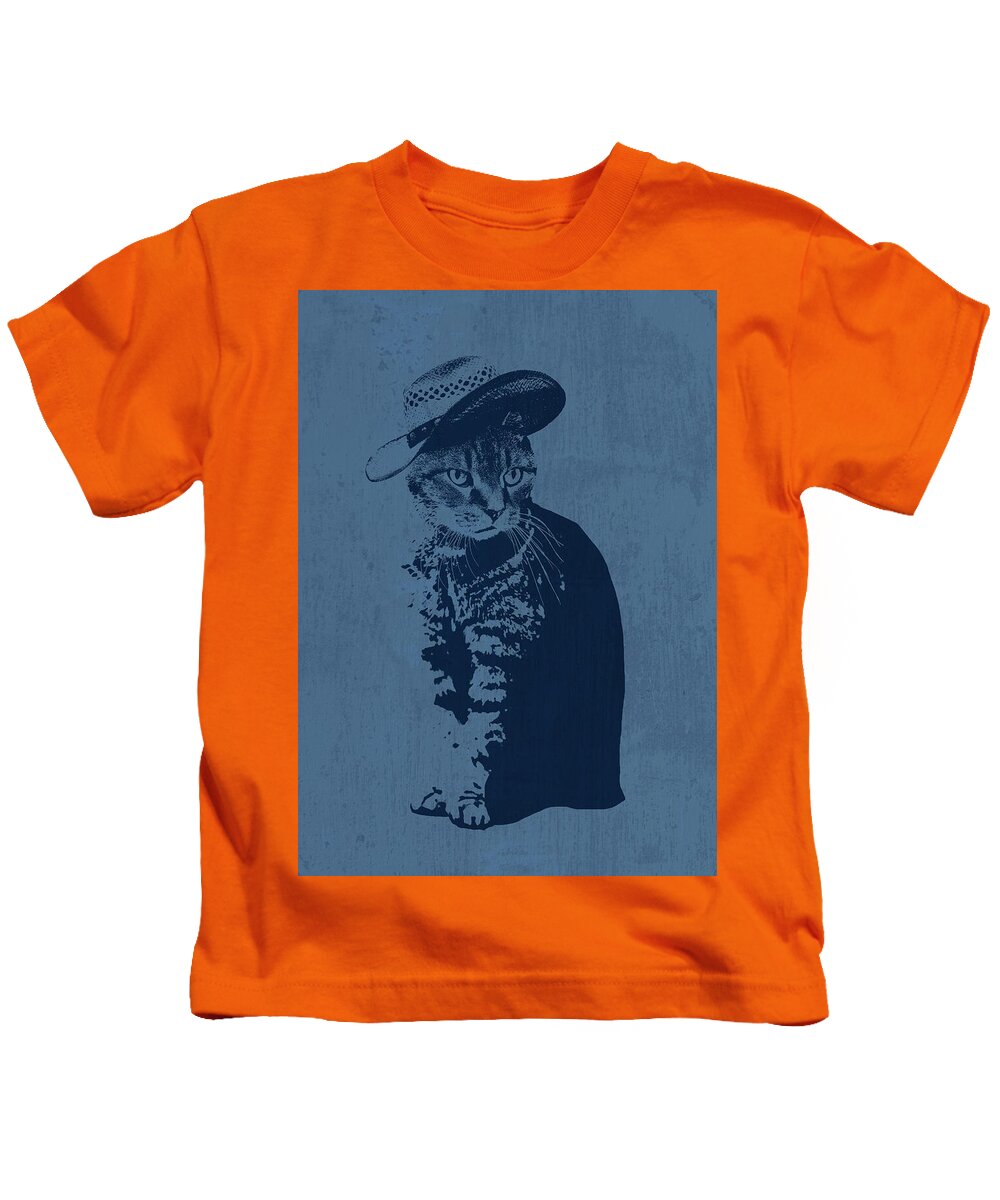 Cool Grey Tabby - Kids T-Shirt