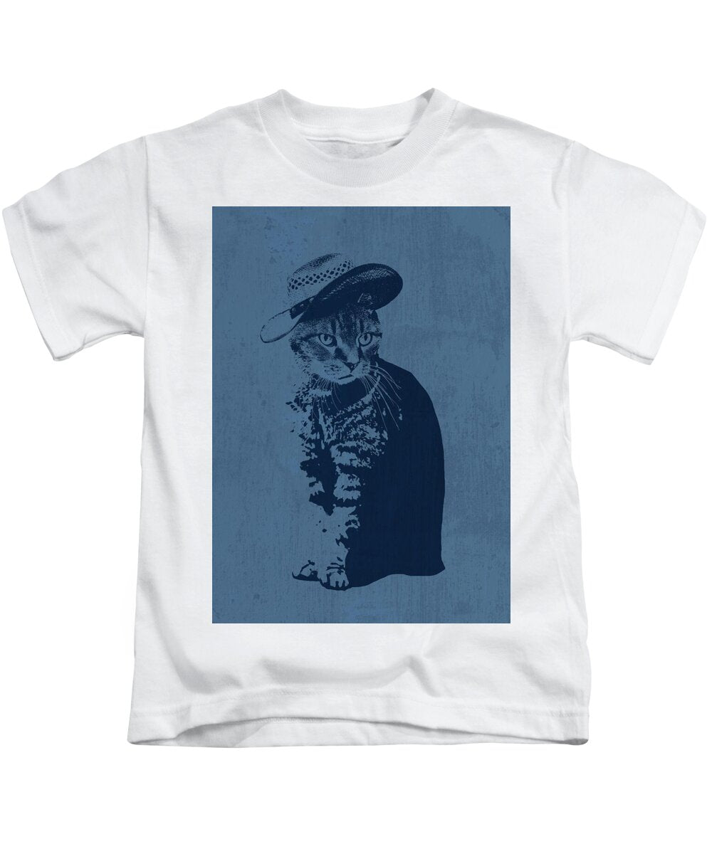 Cool Grey Tabby - Kids T-Shirt