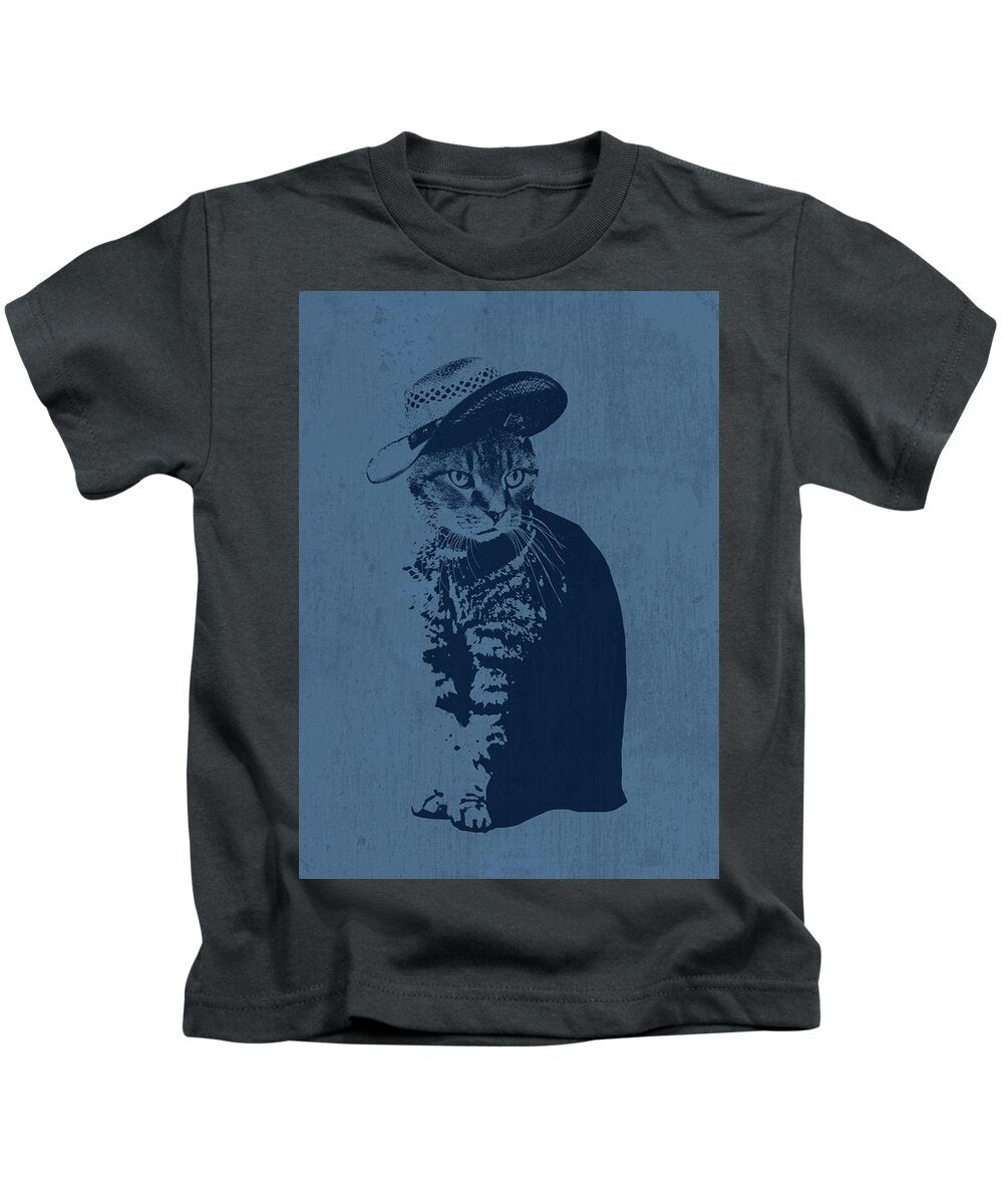 Cool Grey Tabby - Kids T-Shirt