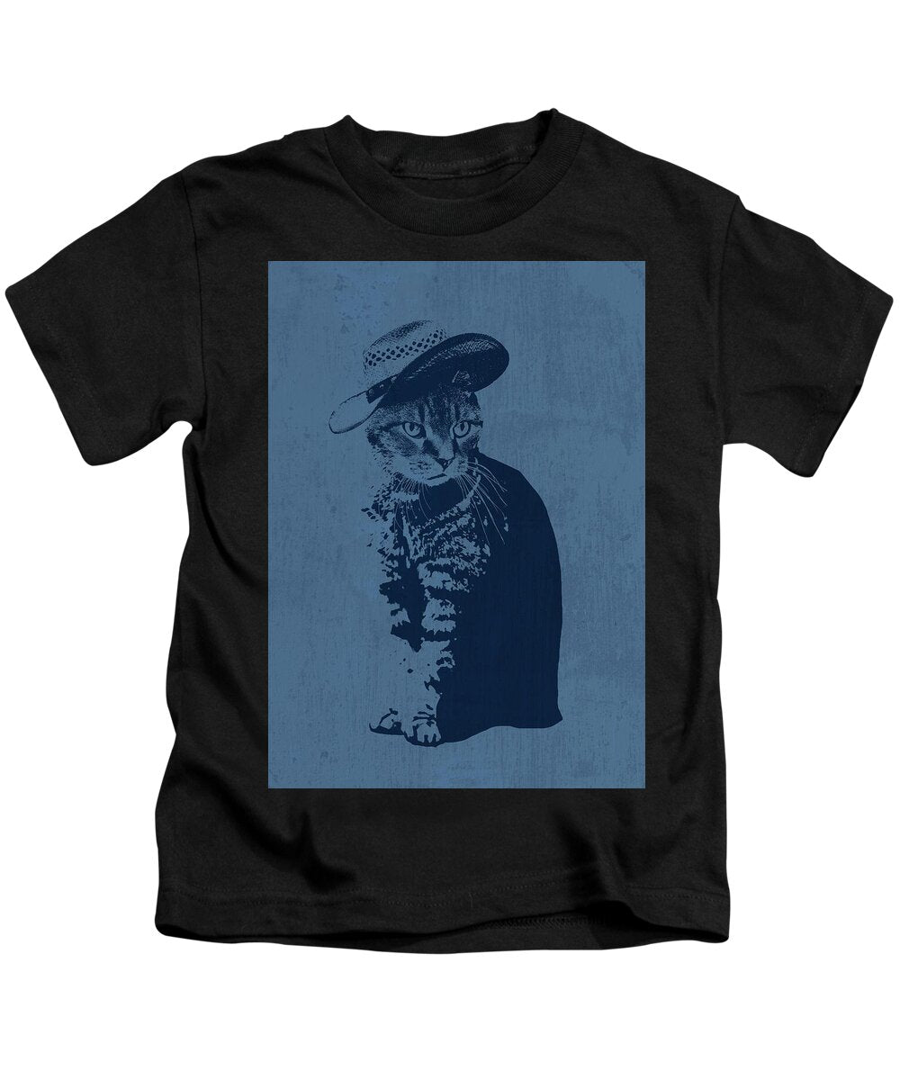 Cool Grey Tabby - Kids T-Shirt
