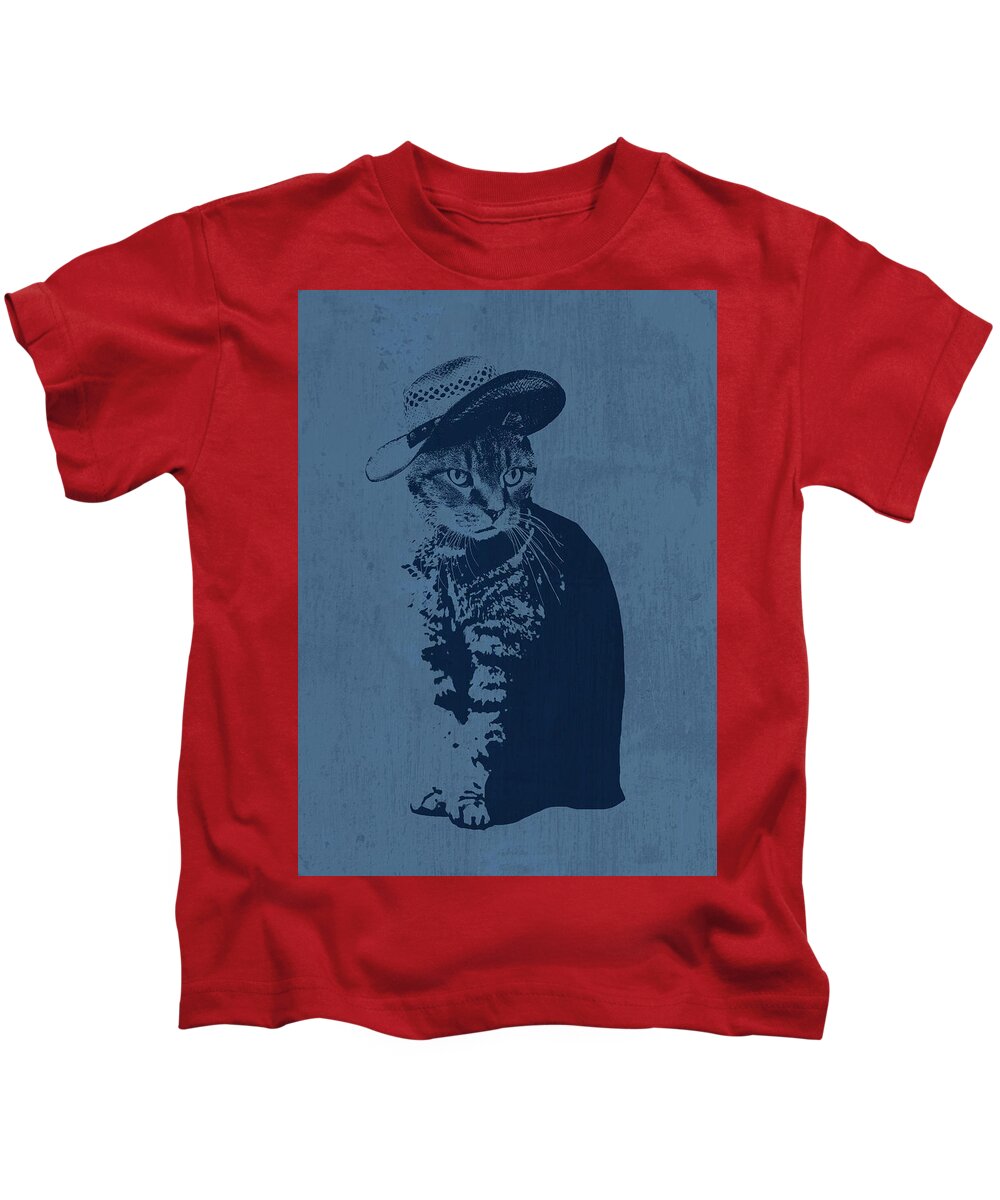 Cool Grey Tabby - Kids T-Shirt