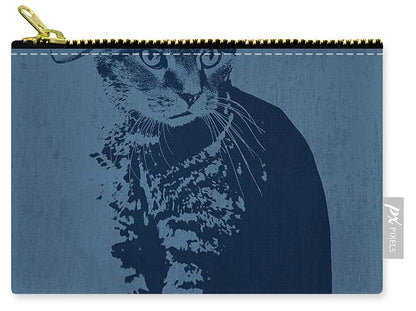 Cool Grey Tabby - Zip Pouch