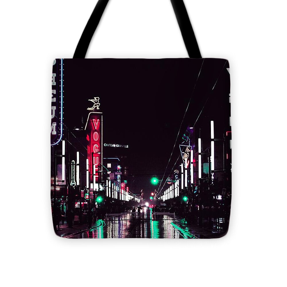 Cyberpunk Slick Street - Tote Bag