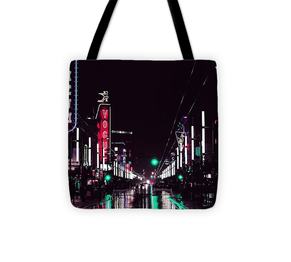 Cyberpunk Slick Street - Tote Bag