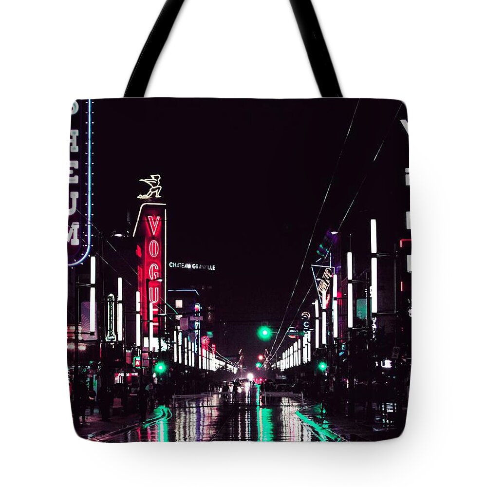 Cyberpunk Slick Street - Tote Bag