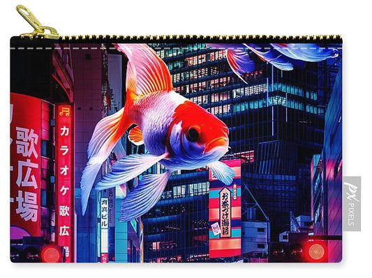 Japanese City Punk FX.2 Koi Attack - Zip Pouch