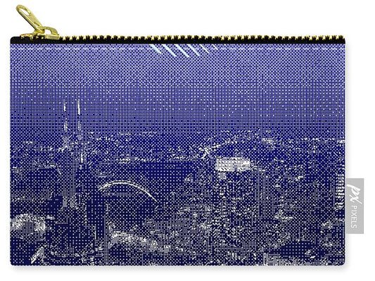 Nashville Aerial Skyline Sunset - Zip Pouch