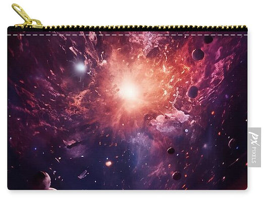 Red Star Explosion - Zip Pouch